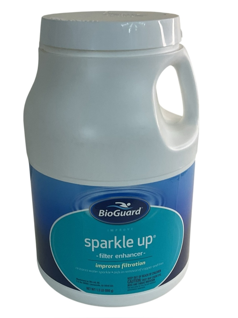 BioGuard Sparkle Up Filter Enhancer 1.5 lb Pool Water Clarifier Filtration Aid